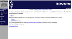 Desktop Screenshot of interjournal.org